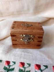 El yapımı, evlilik teklifi yüzüğü için özel mücevher kutusu