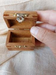 El yapımı, evlilik teklifi yüzüğü için özel mücevher kutusu