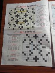 Hürriyet Bil Bul Bulmaca Gazetesi - 15 Nisan 2008 - Ece Uslu Fotoğrafı - Özkan Uğur Fotoğrafı- Ahmet Uğurlu Fotoğrafı - Samurai Sudoku - Kare Bulmaca - Futoshiki - Puzzle Bulmaca - Sayı Bulmaca - Mozaik Bulmaca - Artan Sözcük -
