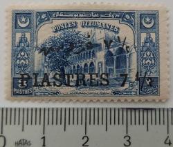 1921 SÜRŞARJLI POSTA PULLARININ EN NADİRİ 3 KURUŞ ORİJİNAL ŞARNİYERLİ POSTA PULU 945 İSFİLA NUMARALI D2VV3 2022 ŞARNİYERLİ KATALOK DEĞERİ;550.00TL