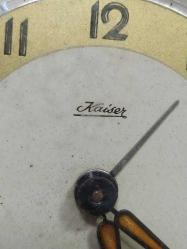 MS6--- ALMAN KAİSER KURMALI MASA SAATİ----BAKIM İSTER ÇALIŞMIYOR