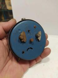 MS1---ALMAN CARMEN MARKA ESKİ KURMALI MASA SAATİ----BAKIM İSTER ÇALIŞMIYOR