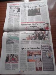 Cumhuriyet Gazetesi - 25 Şubat 2019 - HES'ler Çöp Olacak - Galatasaray'ı Kostas İpten Aldı - Kemal Kılıçdaroğlu Cumhuriyet Halk Partisi'nde Karmaşa Yok - TÜGİAD Başkanı Anıl Alirıza Şohoğlu - Öğrencisiz İmam Hatipler Kapanıyor - Hıfzı Veldet Velidedeoğlu'nu Andık - İnşaatla Büyüyen Saltanat İflasta