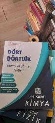 Dört dörtlük konu pekiştirme testleri 11.sınıf kimya