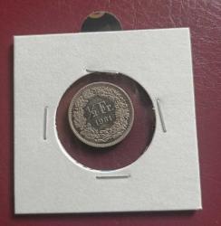 İsviçre 1981 1/2 Frank cil