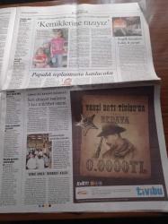 Cumhuriyet Gazetesi - 7 Haziran 2010 - 5 Yıldızlı Şampiyon Rafael Nadal - Rock İn Rio Bu Kez Madrid'de - Genç Bakkart'la Ücretsiz Seyahat - Küresel Açlığa Karşı Sanal Yürüyüş - İdil Biret Ve Chopin - İsraillilerden İsrail'e Protesto - Abdullah Gül Barzani İle Görüştü - Deniz Feneri Savcısına By Pass