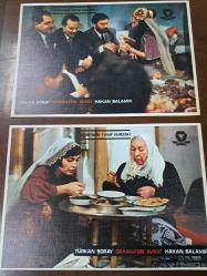 Gramafon Avrat Filmi  - Lobi Kart Seti  - Lobby Cards Set  - Türkan Şoray- Hakan Balamir- Yusuf Kurçenli- Varlık Film- 16'lı Set