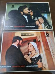 Gramafon Avrat Filmi  - Lobi Kart Seti  - Lobby Cards Set  - Türkan Şoray- Hakan Balamir- Yusuf Kurçenli- Varlık Film- 16'lı Set