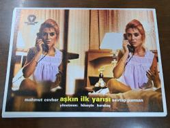 Aşkın İlk Yarısı Filmi  - Lobi Kart Seti  - Lobby Cards Set  - Mahmut Cevher- Sevtap Parman- Hüseyin Karakaş- 12'li Set