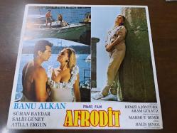 Afrodit  Filmi  - Lobi Kart Seti  - Lobby Cards Set  - Banu Alkan- Sühan Baydar - Salih Güney- Atilla Ergun- Remzi A.Jöntürk- Aram Gülyüz- Mahmut Demir - Halis Şenol - Pınar Film- 2'li Set