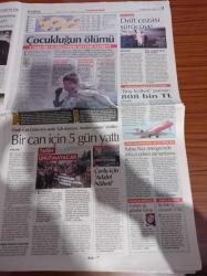 Cumhuriyet Gazetesi - 20 Nisan 2019- Lucescu Beşiktaş'ın Listesinde - Fenerbahçe Galatasaray Derbisi Berabere- CHP Lideri Kemal Kılıçdaroğlu İptal De Kaos Da Olmaz - Soma Tahliyesine Tepki - Oktay Akbal'ı Doğum Gününde Anıyoruz - Adalet Nöbeti Ankara'da - Recep Tayyip Erdoğan Ekrem İmamoğlu'nun Elini Sıkmadı
