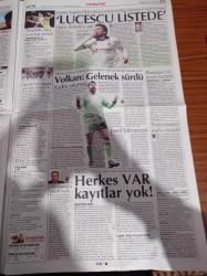 Cumhuriyet Gazetesi - 20 Nisan 2019- Lucescu Beşiktaş'ın Listesinde - Fenerbahçe Galatasaray Derbisi Berabere- CHP Lideri Kemal Kılıçdaroğlu İptal De Kaos Da Olmaz - Soma Tahliyesine Tepki - Oktay Akbal'ı Doğum Gününde Anıyoruz - Adalet Nöbeti Ankara'da - Recep Tayyip Erdoğan Ekrem İmamoğlu'nun Elini Sıkmadı