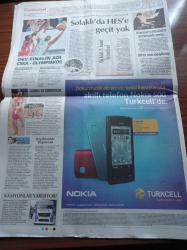 Cumhuriyet Gazetesi - 12  Mayıs 2012 - Kadıköy'de Süper Final Fenerbahçe Galatasaray - Avrupa Bileti Trabzon'un- Solaklı'da HES 'e Geçit Yok - Adalet Bakanı Sadullah Ergin Hapishane Turu Düzenledi - AKP Genel Başkanı Salih Kapusuz - TBMM Girişinde Atatürk Kravat Azarı - 12 Eylül Davası Sürüyor Mit Darbeyi Bildirmemiş- Türban Ve Zorunlu Din Dersi Lobisi