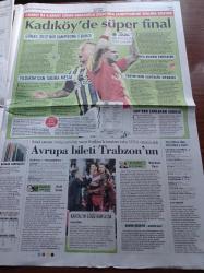 Cumhuriyet Gazetesi - 12  Mayıs 2012 - Kadıköy'de Süper Final Fenerbahçe Galatasaray - Avrupa Bileti Trabzon'un- Solaklı'da HES 'e Geçit Yok - Adalet Bakanı Sadullah Ergin Hapishane Turu Düzenledi - AKP Genel Başkanı Salih Kapusuz - TBMM Girişinde Atatürk Kravat Azarı - 12 Eylül Davası Sürüyor Mit Darbeyi Bildirmemiş- Türban Ve Zorunlu Din Dersi Lobisi