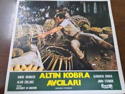 Altın Kobra Avcıları Filmi  - Lobi Kart Seti  - Lobby Cards Set  - David Varbeck - Alan Collins - Almanta Suska - John Steiner - Anthony M. Dawson - Tual Film- 9'lu Set