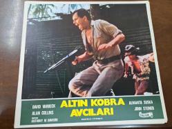 Altın Kobra Avcıları Filmi  - Lobi Kart Seti  - Lobby Cards Set  - David Varbeck - Alan Collins - Almanta Suska - John Steiner - Anthony M. Dawson - Tual Film- 9'lu Set