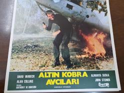 Altın Kobra Avcıları Filmi  - Lobi Kart Seti  - Lobby Cards Set  - David Varbeck - Alan Collins - Almanta Suska - John Steiner - Anthony M. Dawson - Tual Film- 9'lu Set