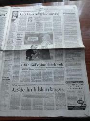 Cumhuriyet Gazetesi - 26 Temmuz 2007 - Herkes Gider Hakan Şükür Kalır - Yasin Çakmak Fenerbahçe'yi İstiyorum - Kapadokya Turizmi - Osmanlı Sanatı Japonya'da - Abdullah Gül Cumhurbaşkanı Adayı Gibi - Köpek Eti Yemeyin - Deniz Baykal SHP Ve DSP'yi Unuttu - Fransa'da Tarikat Kampına Kilit - Çevreci Avukatlar Fişlendi