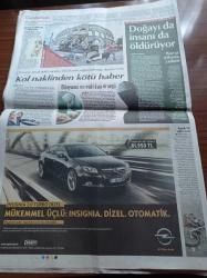 Cumhuriyet Gazetesi - 3 Mayıs 2012 - Galatasaray Taraftarından Miting Gibi Protesto - Fenerbahçe Asbaşkanı Nihat Özdemir Fenerbahçe Temizdir - Dünyanın En Eski Kan Örneği - Hükümet Cemaat Ayrışması Yargıtay Başkanlığı Seçiminde Yaşanıyor - Tiyatroların Özelleştirilmesi - Sütü Zehir Ettiler