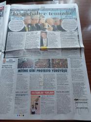 Cumhuriyet Gazetesi - 3 Mayıs 2012 - Galatasaray Taraftarından Miting Gibi Protesto - Fenerbahçe Asbaşkanı Nihat Özdemir Fenerbahçe Temizdir - Dünyanın En Eski Kan Örneği - Hükümet Cemaat Ayrışması Yargıtay Başkanlığı Seçiminde Yaşanıyor - Tiyatroların Özelleştirilmesi - Sütü Zehir Ettiler