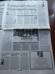 Cumhuriyet Gazetesi - 21 Aralık 2018 - Göksel Gümüşdağ Galatasaray kulübü Genel Kurul Üyeliğinden Ayrıldı - Üvey Evlat Comolli - İşçi Takımı Schalke 2 Bin Madenciyi Tribünlerde Ağırladı - Trump'ın Suriye'den Çekilme Kararını Dünya Tartışıyor - Aklın Tarikat İsyanı - Okullar Özerk Olacak - Cumhuriyet Halk Partisi Ankara Adayı Mansur Yavaş -Ekrem İmamoğlu