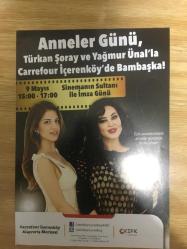 Türkan Şoray Orijinal Renkli Fotoğrafı Yeşilçam, Film Sinema Tarihi Anneler Günü Türkan Şoray Yağmur Ünal’la Carrefour İçerenköy’de Bambaşka! 9 Mayıs 13x18 cm