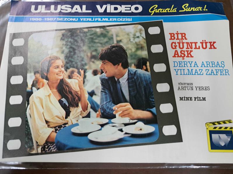 Bir Günlük Aşk Filmi Lobi Kartı No 1 Lobby Cards 1986  