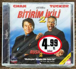 Efemera - Bitirim İkili 2 - Rush Hour 2 (2001) Orjinal VCD Film ' Jackie Chan - Chris Tucker ' KULLANILMAMIŞ/AMBALAJINDA - kitantik - kitaLog