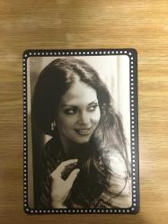 Türkan Şoray Siyah Beyaz  Fotoğrafı Yeşilçam, Film Sinema Tarihi Sinemamızın Sultanı Posta Kartı 11x15 cm