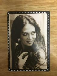 Türkan Şoray Siyah Beyaz  Fotoğrafı Yeşilçam, Film Sinema Tarihi Sinemamızın Sultanı Posta Kartı 11x15 cm