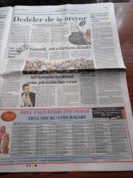 Cumhuriyet Gazetesi - 17 Eylül 2012 - Mirsad Türkcan'dan Son Basket - Banvit Potada Rakip Tanımadı - Polise Mayın Sekiz Şehit - Afganistan'da Önlem Mehmetçik'e Devriye Yok - Deniz Feneri Yerinde Saydı - Mustafa Balbay - Müslüman Kardeşler'in Lideri Riyad El Şukfa