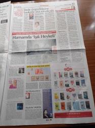 Cumhuriyet Gazetesi - 18 Nisan 2021 - Hamamda Işık Heykeli - Genco Erkal - Judoda Milli Sporcu Vedat Albayrak Altın Madalya Aldı - Kaleci Altay Bayındır Sezonu Kapattı - İyi Parti Lideri Meral Akşener Tuz Kokmuş Ülkede Dedi - Mısra Öz Sel Yoğun Bakımda - Çorlu Tren Katliamı