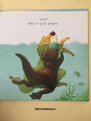 Swim , Litle Wombat , Swim - Charles Fuge - Korea Piaget - Korece Hikaye , Masal Kitabı