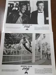 Orijinal Amerikan Baskısı  -  Beverly Hills Cop 3 ( Sosyete Polisi 3 )  Filmi - Siyah Beyaz - Lobi Kart Seti - Lobby Cards Set - 17'li Set - Bruce W.Talamon