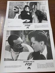 Orijinal Amerikan Baskısı  -  Beverly Hills Cop 3 ( Sosyete Polisi 3 )  Filmi - Siyah Beyaz - Lobi Kart Seti - Lobby Cards Set - 17'li Set - Bruce W.Talamon