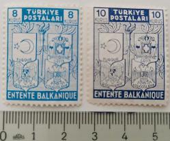 1940 BALKAN ANTANTI MNH SERİSİ 2024 KATALOK DEĞERİ;700.00TL B2AA3 NADİR