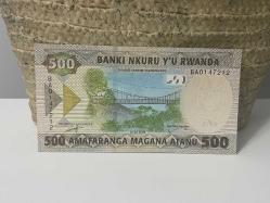 2019 - Rwanda 500 Francs / Frank - Çil