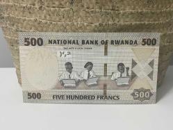 2019 - Rwanda 500 Francs / Frank - Çil
