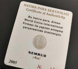 NEMRUD ALTIN HATIRA PARA SERTİFİKASI(2005)