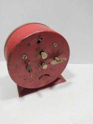 MS10-----YUGOSLAVYA ÜRETİMİ ESKİ KURMALI MASA SAATİ-- ARIZALI BAKIM İSTER