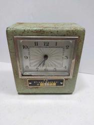 MS10-----ZİRAAT BANKASI KUMBARALI KURMALI MASA SAATİ--BAKIM İSTER