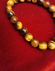 DOĞAL TAŞ,KAPLAN GÖZÜ TAŞI BİLEKLİK.ELASTİKİ HER BİLEĞE UYGUNDUR 88