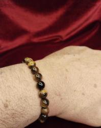 DOĞAL TAŞ,KAPLAN GÖZÜ TAŞI BİLEKLİK.ELASTİKİ HER BİLEĞE UYGUNDUR 88