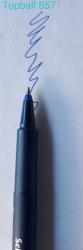Tükenmez Jel Kalem MAVİ  Schneider Topball 857 Seri 0.6 mm Uç 10 adetli Kutu