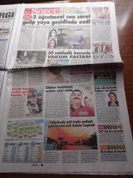 Sözcü Gazetesi - 14 Haziran 2021 - Galatasaray Divan Başkanı Adayı Niyazi Yelkencioğlu - Beşiktaş Yönetimi Sergen Yalçın'la 1 Yıl Daha Dedi - Aşıda 40 Yaş Randevusu Açıldı - Ay'a Gidecek İlk Kadın İçin Roket - Marmara'ya Müsilaj Tüm Uyarılara Rağmen Göz Göre Göre Gelmiş - Bolu Belediye Başkanı Tanju Özcan'ın İsyanı