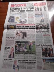 Sözcü Gazetesi - 14 Haziran 2021 - Galatasaray Divan Başkanı Adayı Niyazi Yelkencioğlu - Beşiktaş Yönetimi Sergen Yalçın'la 1 Yıl Daha Dedi - Aşıda 40 Yaş Randevusu Açıldı - Ay'a Gidecek İlk Kadın İçin Roket - Marmara'ya Müsilaj Tüm Uyarılara Rağmen Göz Göre Göre Gelmiş - Bolu Belediye Başkanı Tanju Özcan'ın İsyanı