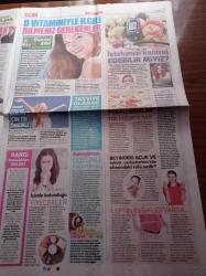 Sözcü Şık Gazetesi - 22 Eylül 2016 - Brad Pitt - Angelina Jolie - Jennifer Aniston'un Ahı Tuttu - Ece Seçkin Uçak Korkusunu Simülasyonla Yendi - 16 Yaşındaki Genç Sporcu Melek Sarı - Deniz Akkaya - Ozan Güven - Cem Yılmaz - Tiyatrocu Tuba Ünsal