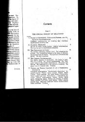 INTRODUCTION TO THE THEORY OF RELATIVITY