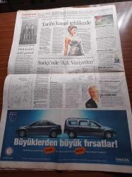 Cumhuriyet Gazetesi - 9 Şubat 2008 - Ulusal Tenisçi İpek Şenoğlu Yarıfinalde - Galatasaray'da Havuz Kavgası -  Aziz Yıldırım'dan Örnek Davranış - Tarihi Kanal Tehlikede - Ferhat İle Şirin - İran'da Kara Çarşaf Krizi - İmam Hatip'e Katmerli Avantaj - Tesettür Hastanesi - MFÖ - Başbakan Recep Tayyip Erdoğan Almanya'da