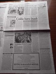 Cumhuriyet Gazetesi - 30 Haziran 2020 - Obradovic'in Manevi Oğlu Jasikevicius'un Aklı Barcelona'da - Ahmet Nur Çebi Beşiktaş'ı Bırakmayalım - Rock Grubu Rolling Stones Trump'ı Son Kez Uyardı - Beyonce'dan Oy Çağrısı - İşçiler Kıdem Tazminatı Gaspına Karşı Ayakta - Koronayı Dikkate Alan Yok - Yunus Nadi'ye Özlem - Bülent Arınç Siyasi Ayak Araştırılmalı - Çoklu Baro Bugün Meclis'te